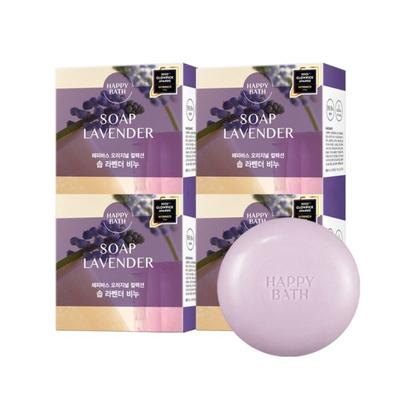 Happy Bath Original Collection Кусковое мыло Лаванда 90 г*4 шт/8 шт