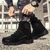Winter Snow Boots Men Shoes Anti-slip Casual Plush Comfortable High-top Boots Men Plush Durable Outdoor Hiking Shoes Men
