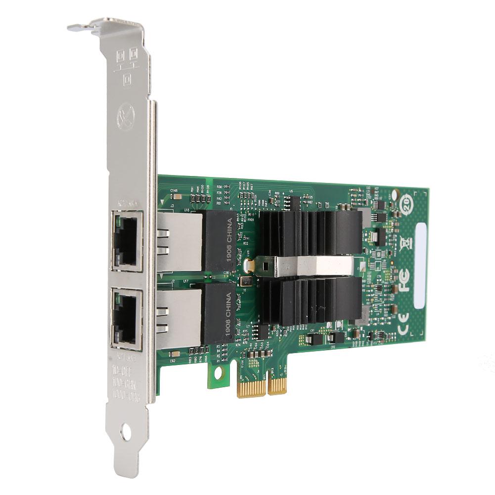 Для INTEL 82576 T2 Gigabit PCI e Двухпортовая сетевая карта Настольный 1000 Мбит/с Серверная сетевая карта LED
