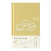 Midori B6 Dog 22379006 January Book-Style Diary, 2026, Weekly, Print, Yellow, (Starts 2026)