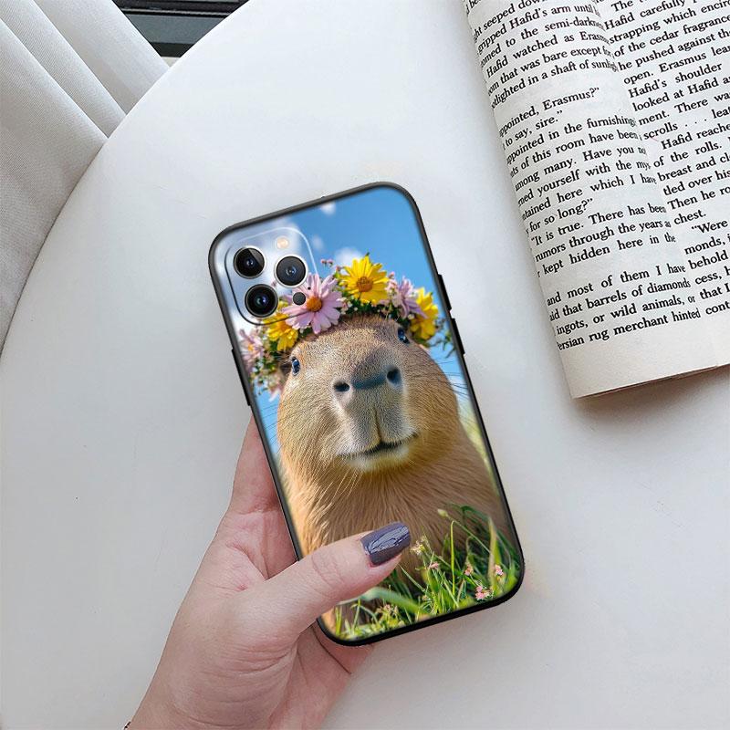 Мультяшная Капибара Новый Высококачественный Чехол для Телефона для Redmi Note 13 14 Pro+ Plus A3 13X 13C 14S 14C