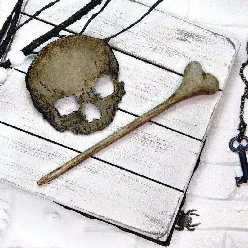 Ретро Темный Стиль Череп Как Бабочка Заколка для Волос Панк Девушка Хэллоуин Вечеринка Ролевые Игры Персонализированные Декоративные Аксессуары для Укладки