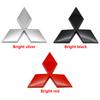 Car Front Hood Emblem Rear Trunk Badge Sticker for Mitsubishi Lancer 9 Pajero ASX Outlander Galant Mirage Accessories Decal Logo