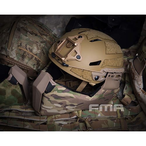 FMA OPS Type Gunsight Mandible Protector for High-Cut Helmets, Black