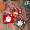 Cartoon Christmas Crossbody Bag Checkered Gifts Candy Bag Cute Christmas Handbag  Xmas Gift