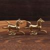 Brass Horse Figurines Chinese  Year Zodiac Horse Ornament Feng Shui Lucky Statue Home Office Desktop Decoration Crafts