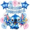 Алюминиевый шар Lilo & Stitch из мультфильма: Украшение на детский день рождения в стиле Стича