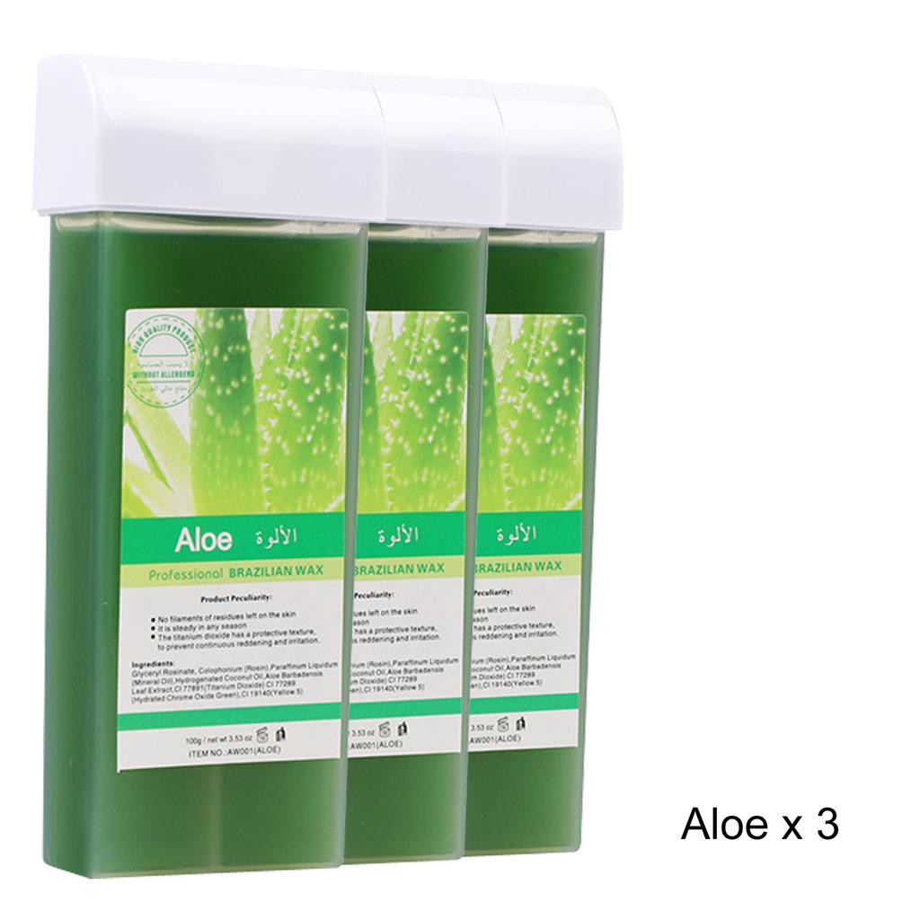 Roll On Refill Hair Removal Wax Painless Depilatory Wax Roller Honey Wax Body Hair Removal For Any Roll On Wax Warmer Cartridge