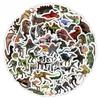 50pcs Funny Dinosaur Stickers Cartoon Decals Toy Stationery Guitar Phone Bicycle Laptop Luggage Car Graffiti Kids Sticker
