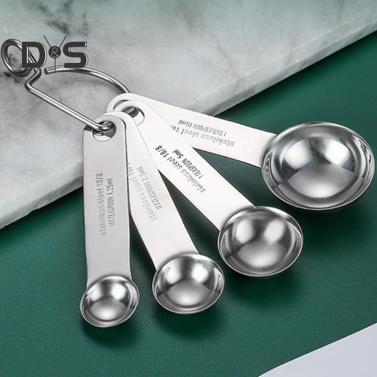 1 шт./1 комплект, долговечная мерная ложка с полированной поверхностью, практичная мерная ложка для приправ, специй, порошка, измерительный инструмент