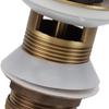 Brass Material Drain Stopper Antique Brass Sink Drain Stopper Bathroom Drain Stopper  Vessel Sink