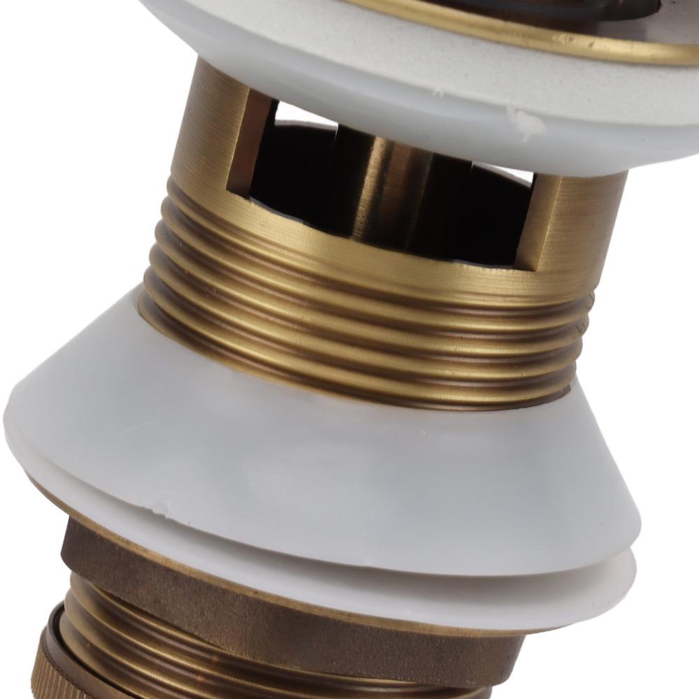 Brass Material Drain Stopper Antique Brass Sink Drain Stopper Bathroom Drain Stopper Vessel Sink