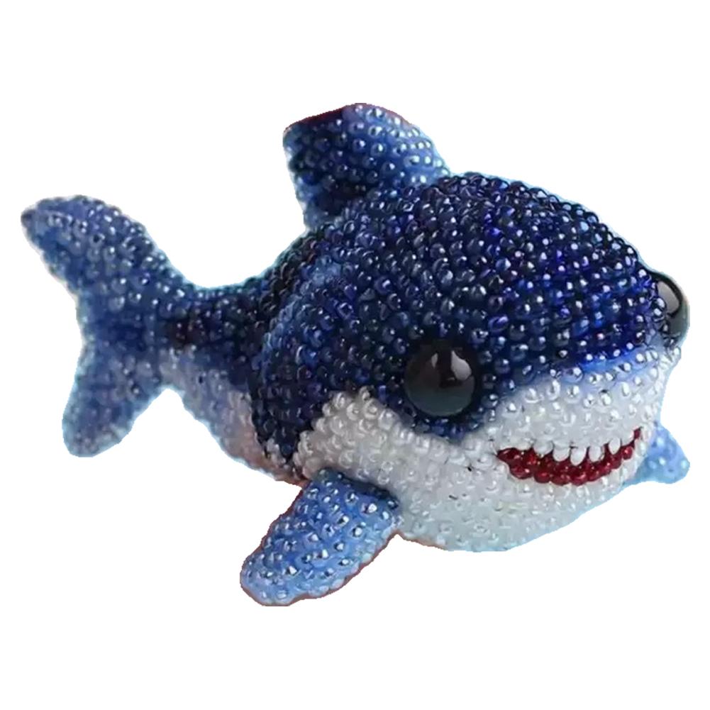 Creative Beaded Embroidery Kit Multi-Purpose Ocean Beadwork DIY Kit Wear Resist Cute Ocean Animals Embroidery for Craft Lovers