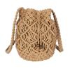 2024 New Summer Fashion Handmade Bucket Bags For Women Shoulder Crossbody Bag Female Handbag