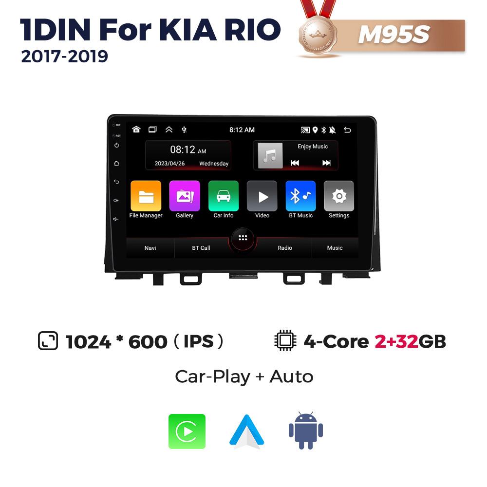 Navifly 9'' 1Din головное устройство Android автомобильное радио стерео для Kia RIO YB KX Cross 2016-2020 Авто Аудио Видео Плеер Умная Система GPS