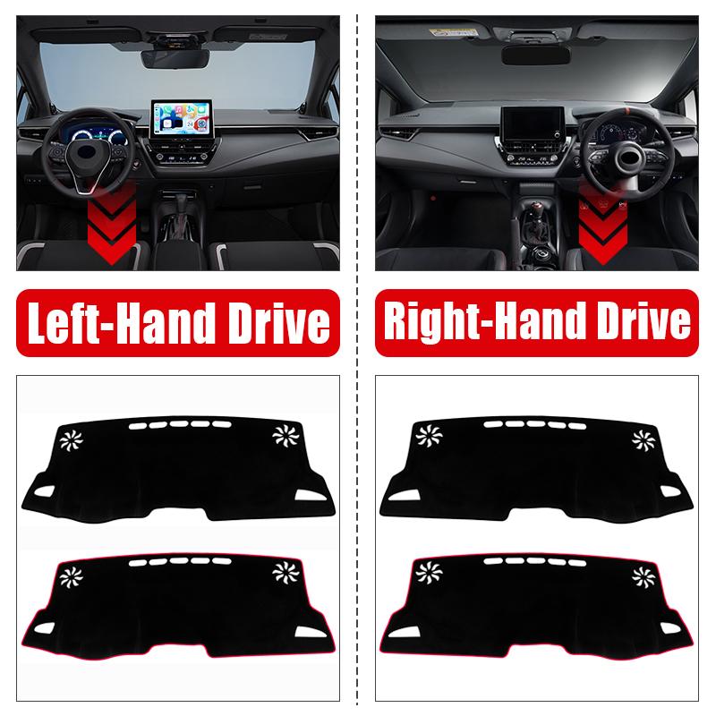Чехол на приборную панель автомобиля, избегайте света, коврик, анти-УФ-коврик, нескользящие коврики для Toyota Corolla E210 2022 2023