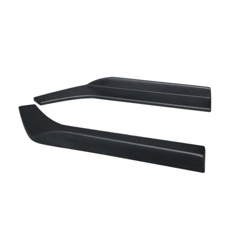 New 2Pcs Black 62cm Car Bumper Spoiler Rear Lip Angle Splitter Diffuser Anti-crash