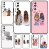 Best Friends BFF Matching Case For Honor X9a X9b X8 X9 X7 X6 a 8X 9X Cover For Honor Magic 5 4 Lite Pro 50 70 90 Lite