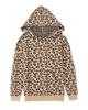 Azura Exchange Леопардовый вязаный худи со шнурком