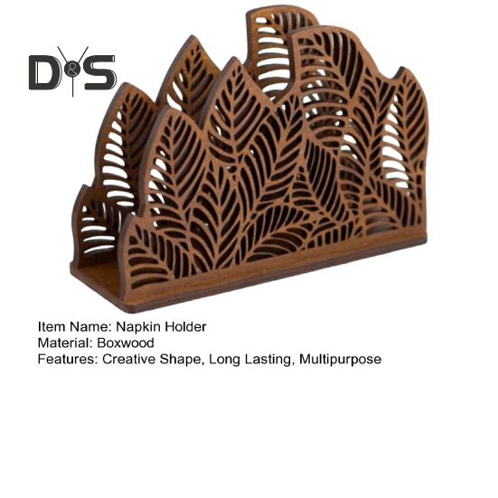 Декоративная подставка для салфеток в форме листа, простая в установке, напольная, отдельно стоящая подставка для салфеток с устойчивым основанием