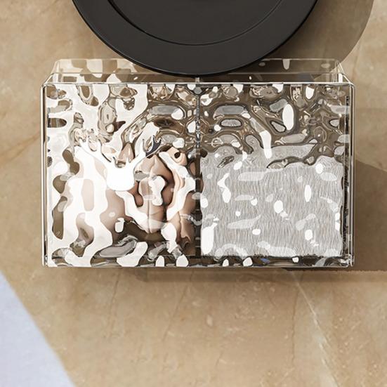 Держатель для хранения, коробка для хранения, настенный тампон, ватный диск, прозрачный самоклеящийся органайзер для ванной комнаты, дом