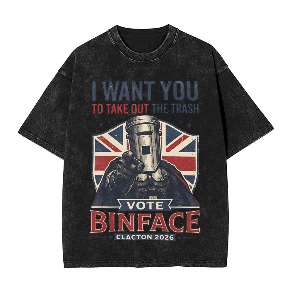 Count Binface Bindependence Day T Shirt Beach Y2k Classic T Shirts Casual Leisure Tee Shirt For Men Short Sleeves Loose Clothes