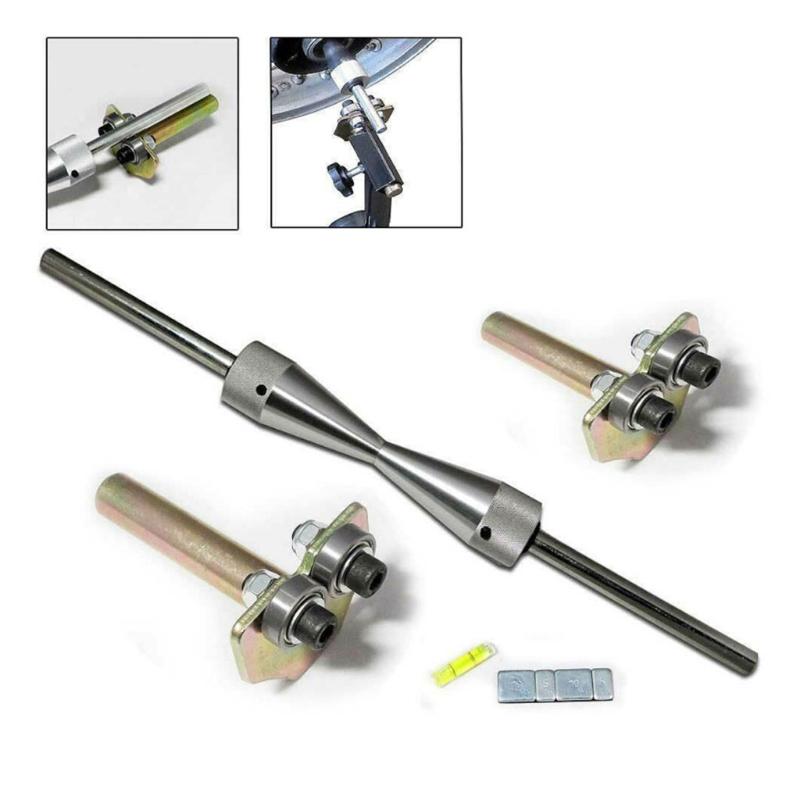 1 комплект балансировочного станка для мотоцикла, шин для велосипеда, для балансировки колес RIM, статическая правка колес для стандартного стенда Paddock