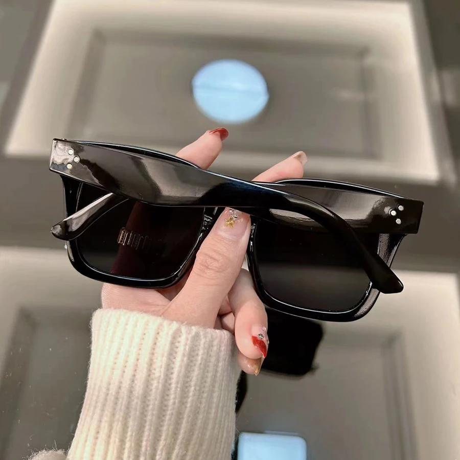 Square Sunglasses Women Men Vintage Designer Fashion Sun Glasses Female Male Brand Mirror Driving Frame Punk