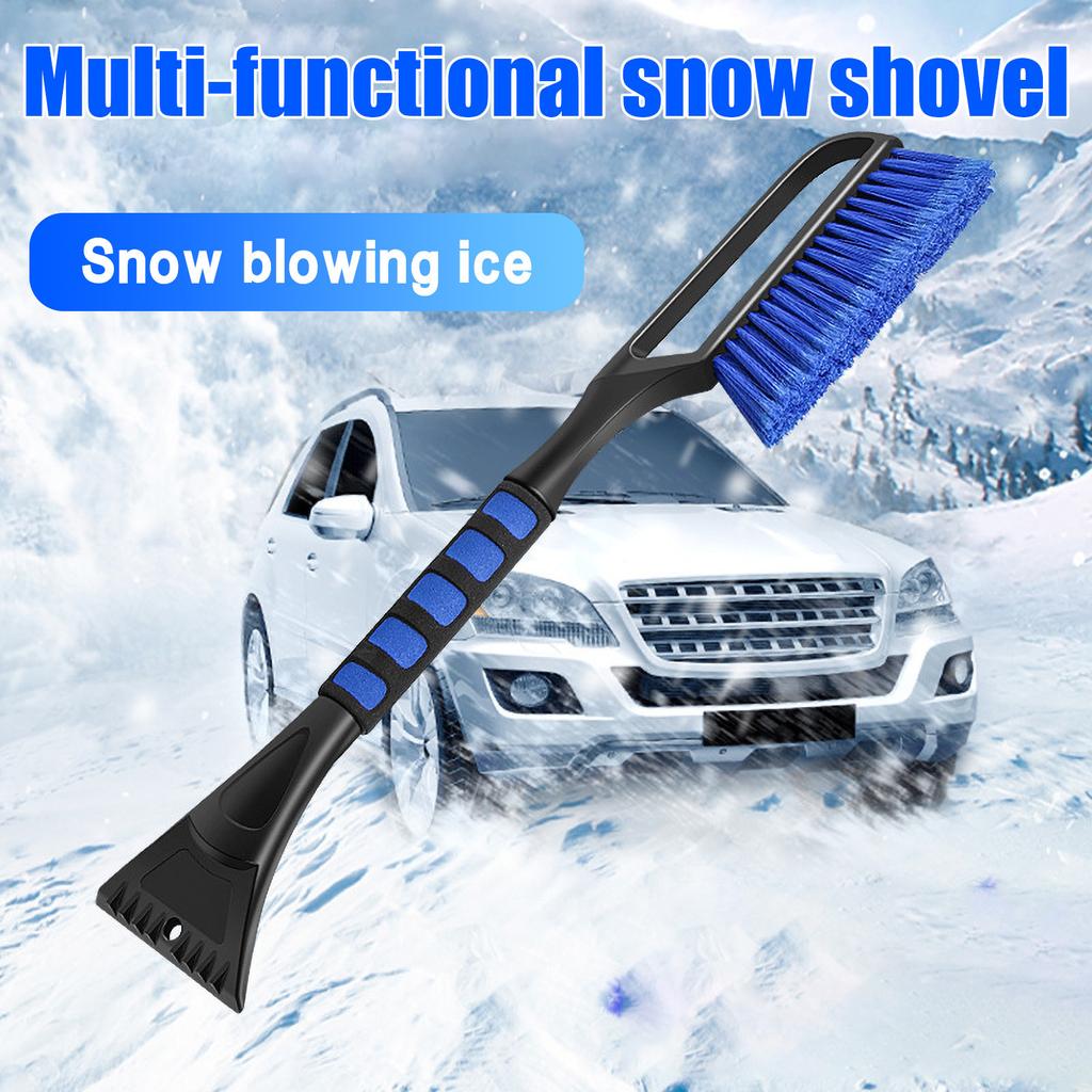 2 в 1 автомобильный скребок для снега и льда, щетка для снега, щетка для удаления лопаты, зимние инструменты