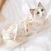 Breathable Pet Sterilization Suit Adjustable Pet Anti-Lick Suit  Wound Protection
