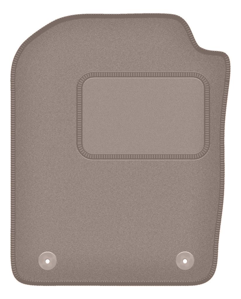 Beige driver's mat for: Daihatsu Cuore VII L276 hatchback (2007-)