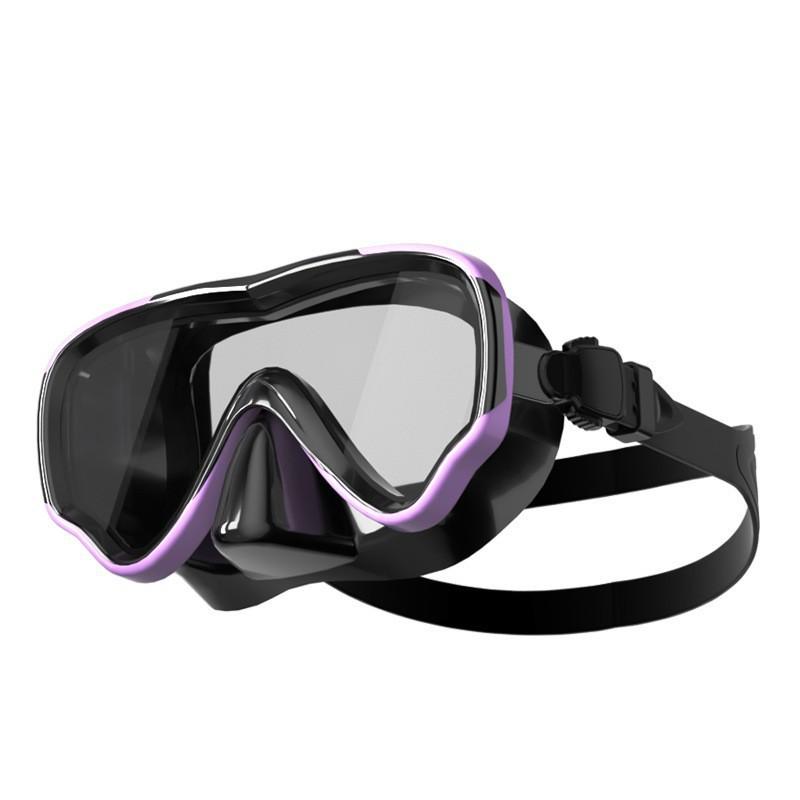 Full Dry Snorkel Mask Anti-Fog HD Swimming Goggles Nose Protection Scuba Diving Snorkeling