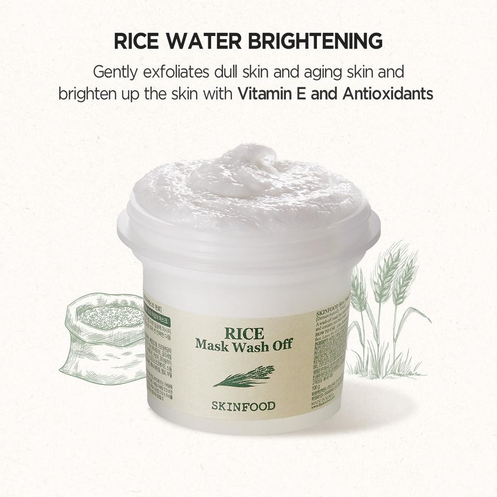 SKINFOOD Rice Mask Wash Off 120gr