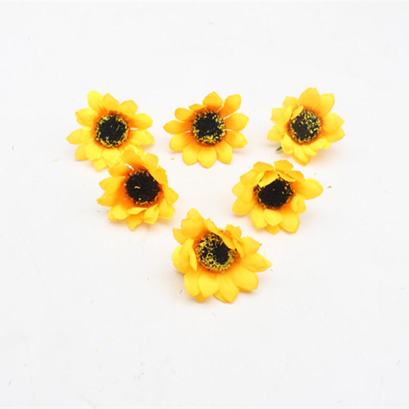 Silk Sunflower Artificial Flowers for DIY Wreaths, Home Décor & Photography Props