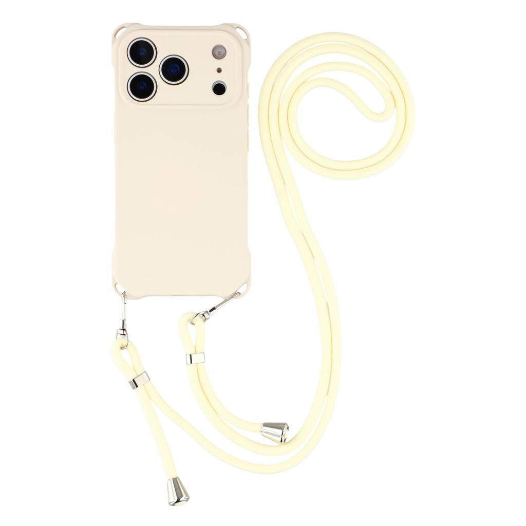 For iPhone 17 Pro Case Four Corner Anti Drop TPU Phone Cover with Hanging Rope