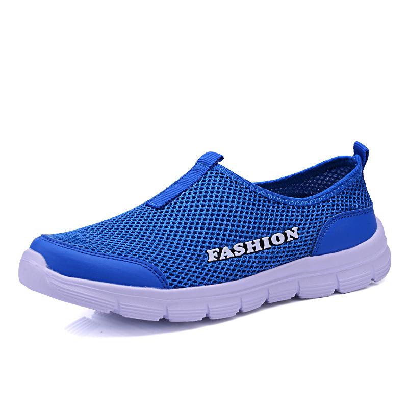 Men's sports casual shoes summer mesh shoes men's breathable mesh Korean version couple lightweight running shoes mesh women's shoes