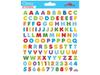 120 Autocollants - Alphabet &amp; Chiffres - Multicolores