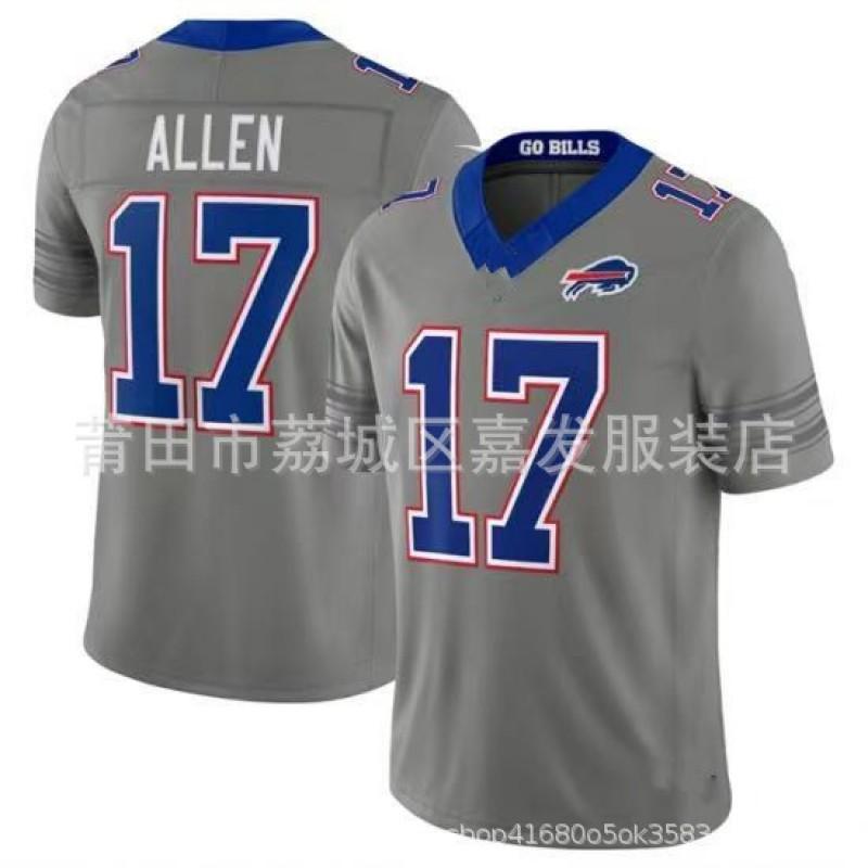 Buffalo Bills Retro Embroidered Football Jersey Mens Cotton Team Uniform Rugby Fan Wear