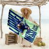 Football Messi Customized Name Beach Towel Soft Durable Quick-Dry Ideal for Travel Outdoor Swim Pool Yoga Surf Camping Hiking Gym Gift Holiday