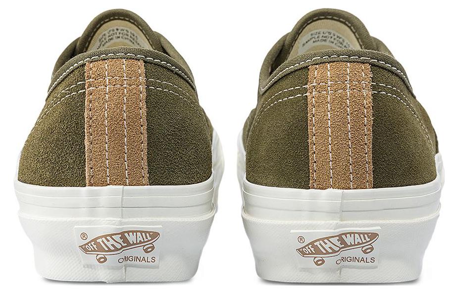 Мужские кроссовки Vans OG Authentic LX Замшевые Оливковые