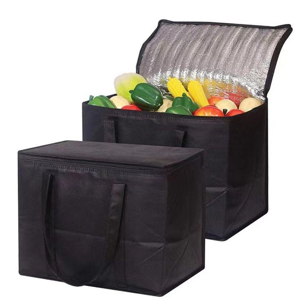 Extra Large Insulated Grocery Bags Waterproof Insulated Cooler Cool Bag Food Delivery Bag  Picnic