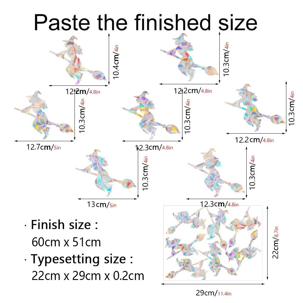 ПВХ кошка бабочка призрак призма стекло радуга ловец солнца наклейки на окна настенные наклейки для дома спальня украшения самоклеящаяся наклейка