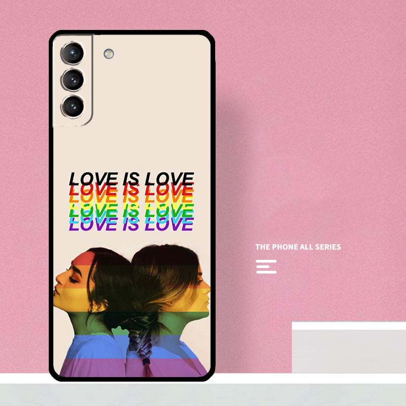 Gay Lesbian Lgbt Rainbow Pride Phone Case For Samsung Galaxy S25 S26 Ultra S20 S21 S22 S23 S24 S10 Plus S25 FE Cover Coque