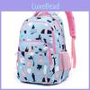 Pattern Cartoon Printed Large Capacity Zipper Lightweight Backpack Childrens
