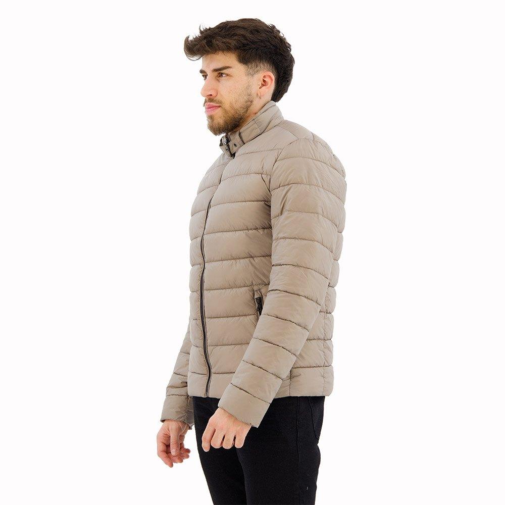 Superdry Doudoune Windcheater lightly padded beige foncé flammé
