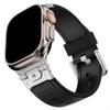 Спортивный ремешок из каучука титанового цвета для Apple Watch Ultra 2 49 мм Серии 9 8 7 45 мм 42 44 мм Ремешок для iWatch ULTRA 6 5 4 se