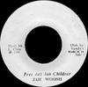 7-дюймовая пластинка JAH WOOSH Free Jah Jah Children NONE Не на лейбле 1975 Ямайка Регги Ска Даб Б/у