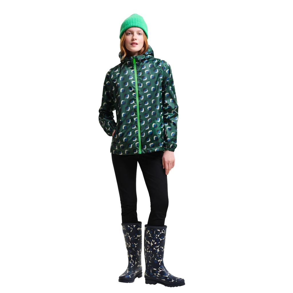 Regatta Womens/Ladies Orla Kiely Pack-It Leaf Print Waterproof Jacket
