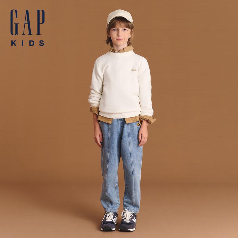 GAP Kids' Crewneck Logo Sweater