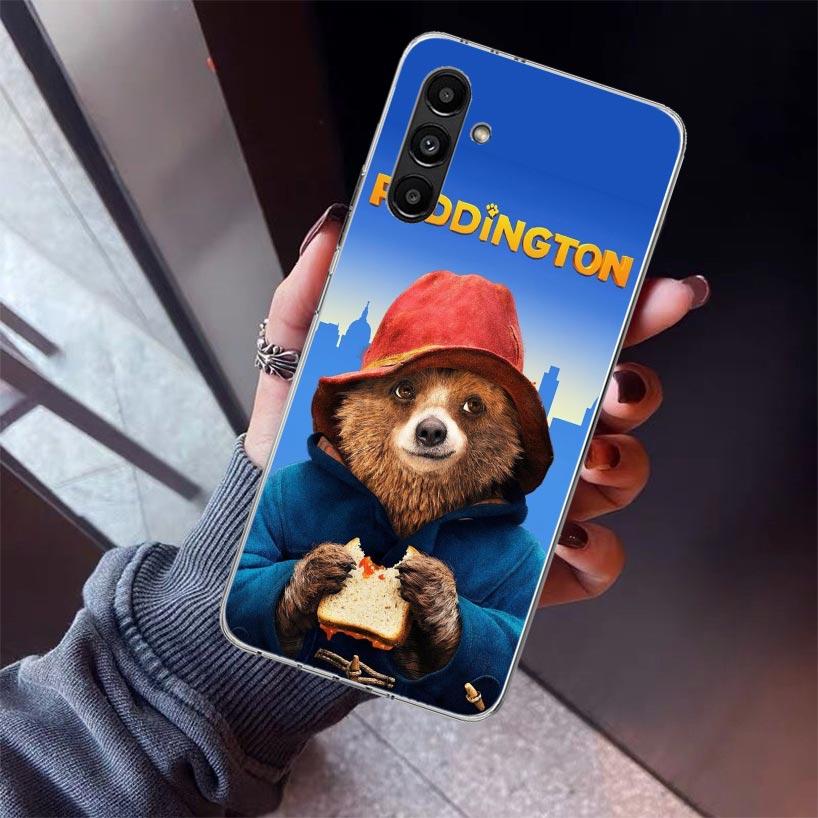 Cute P-PaddingtonS Bear Phone Case For Samsung Galaxy A17 A16 A15 A14 A13 A57 A56 A55 A54 A53 A37 A36 A35 A34 A33 A26 A25 A24 A2